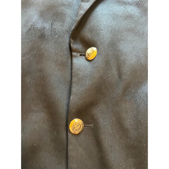 Ermenegildo Zegna  Mens Black Wool Blazer 42R  Purdue University, woven in Italy - Picture 9 of 16